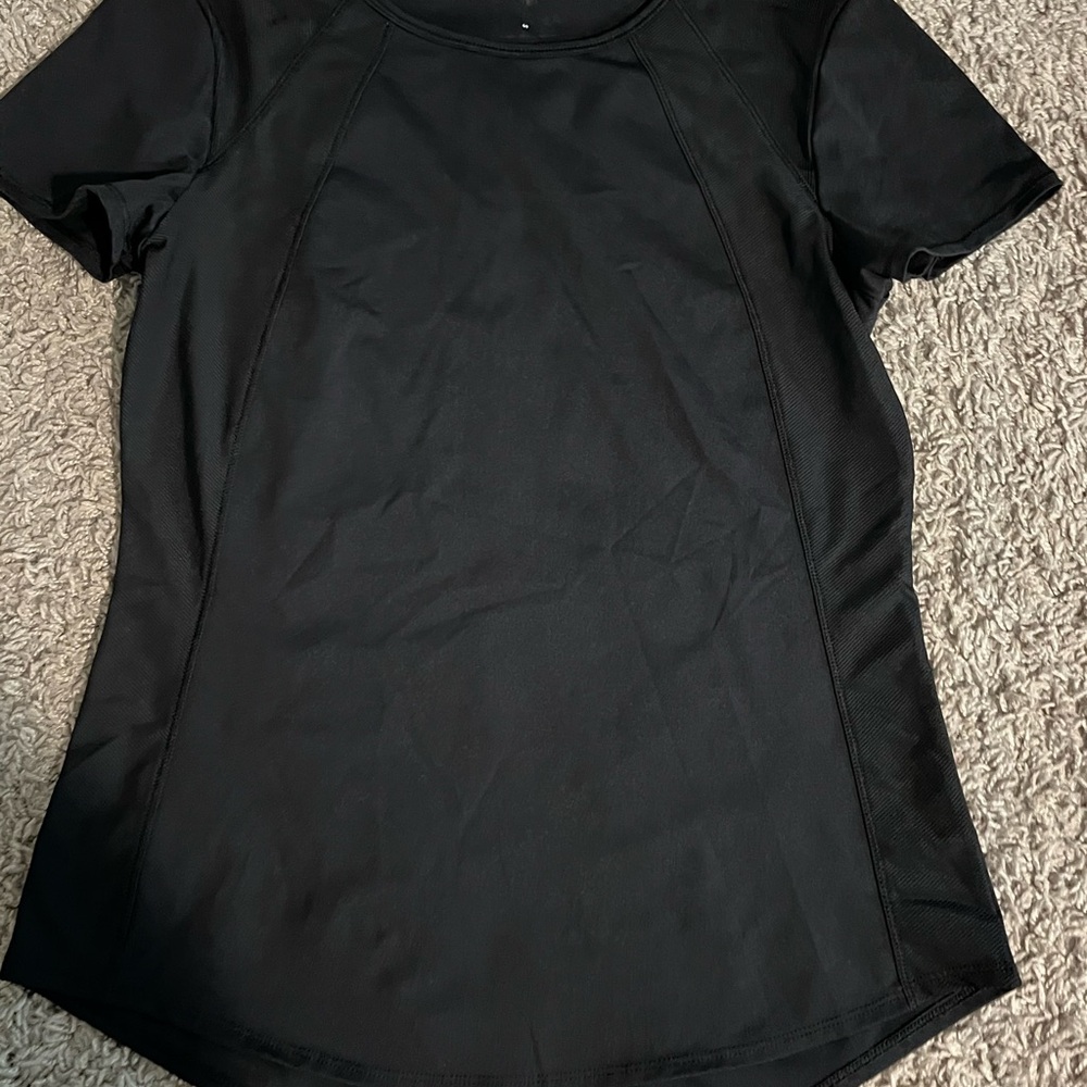 Spyder Black Fitted Polo Short Sleeve T-Shirt